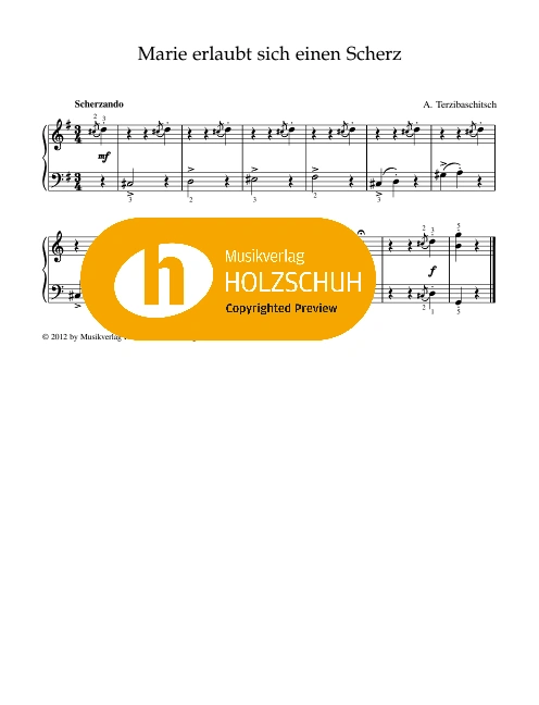 Marie erlaubt sich einen Scherz